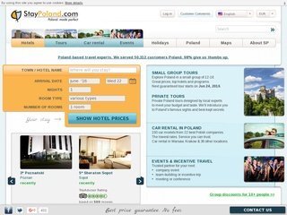 Podgląd staypoland.com/hotele.aspx