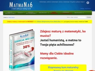 Podgląd matmana6.pl