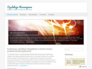 Podgląd dysleksjarozwojowa.wordpress.com