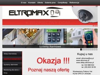 Podgląd eltromax.pl