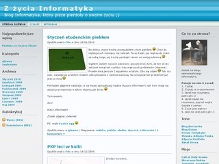 Podgląd zycieinformatyka.wordpress.com