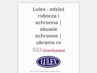 Podgląd lulex.com.pl