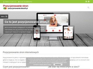 Podgląd pozycjonowanie.bbsoft.pl