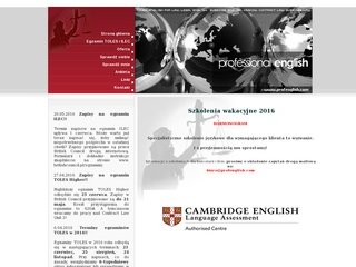 Podgląd profenglish.com