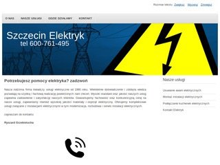 Podgląd szczecin-elektryk.pl