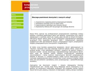 Podgląd przepisywanie-tekstow.pl