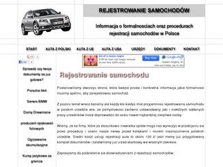 Podgląd rejestrowaniesamochodow.pl