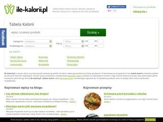 Podgląd ile-kalorii.pl