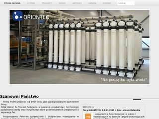 Podgląd oriontec.pl