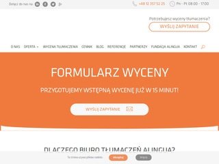 Podgląd alingua.pl