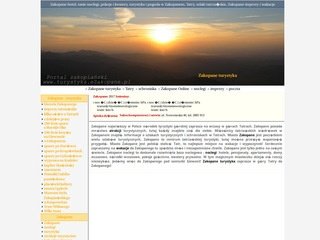 Miniaturka turystyka.ezakopane.pl