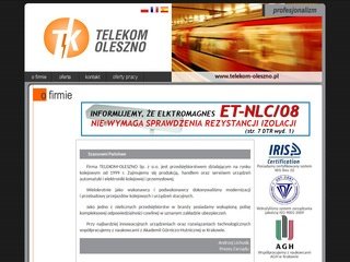 Podgląd telekom-oleszno.pl