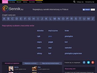Podgląd sennik.biz