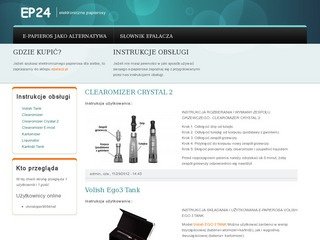 Podgląd elektronicznepapierosy24.pl