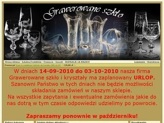 Podgląd grawerowaneszklo.pl
