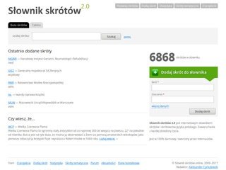 Miniaturka slownikskrotow.pl