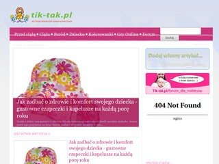 Podgląd tik-tak.pl