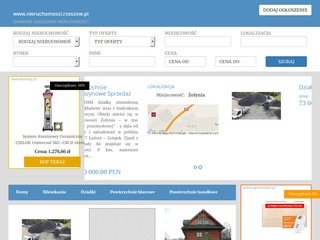 Podgląd nieruchomosci.rzeszow.pl