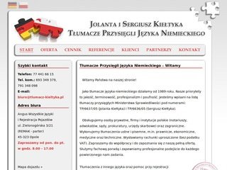 Podgląd tlumacz-kieltyka.pl