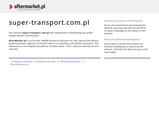 Podgląd super-transport.com.pl