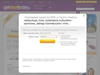 Podgląd getdealtoday.pl