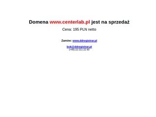 Podgląd centerlab.pl