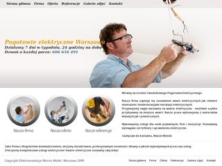Podgląd elektroawarie.warszawa.pl