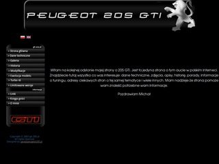 Podgląd gti.peugeot205.pl