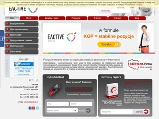 Podgląd eactive-pozycjonowanie.pl