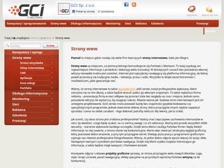 Podgląd strony-www.gci.suchylas.pl