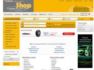 Podgląd sklep.megane.com.pl
