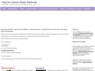 Podgląd recznierobione.pl