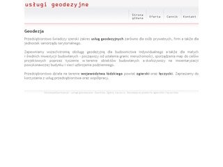 Podgląd geodezjaozorkow.pl