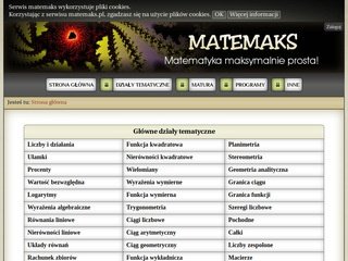 Podgląd matemaks.pl