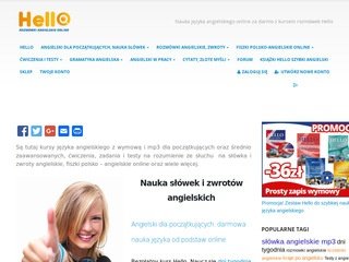 Podgląd helloangielski.pl