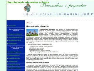 Podgląd ubezpieczenie-zdrowotne.com.pl