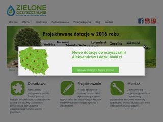Podgląd zieloneoczyszczalnie.pl