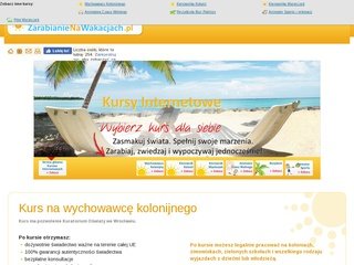 Miniaturka zarabianienawakacjach.pl