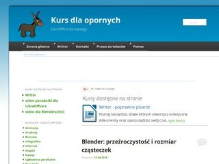 Podgląd kursdlaopornych.pl