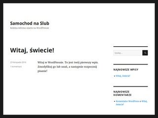 Podgląd samochodnaslub.pl