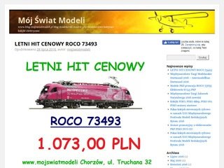 Podgląd blog.mojswiatmodeli.pl