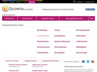 Podgląd zyczenia.sennik.biz
