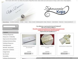 Podgląd zaproszenia-kaja.pl