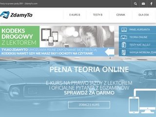 Podgląd zdamyto.pl