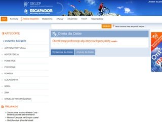 Podgląd escapador.pl