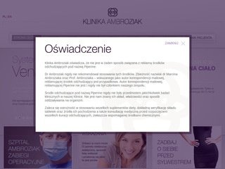 Podgląd klinikaambroziak.pl