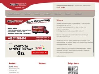 Podgląd super-trans.pl