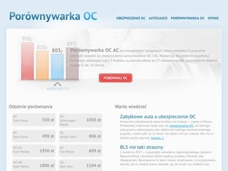 Podgląd porownywarka-oc.pl