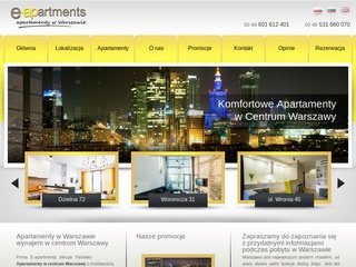 Podgląd e-apartments.waw.pl