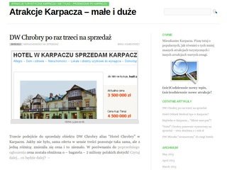 Podgląd atrakcjekarpacza.pl